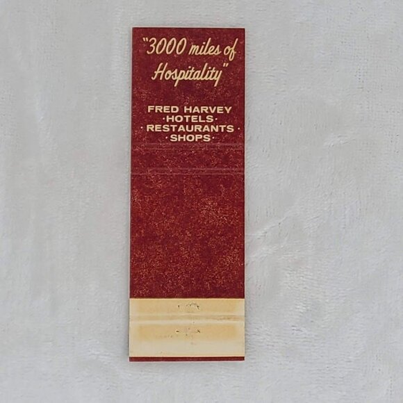 Front Strike Matchbook Cover Fred Harvey Grand Canyon South Rim AZ Arizona - Picture 5 of 5